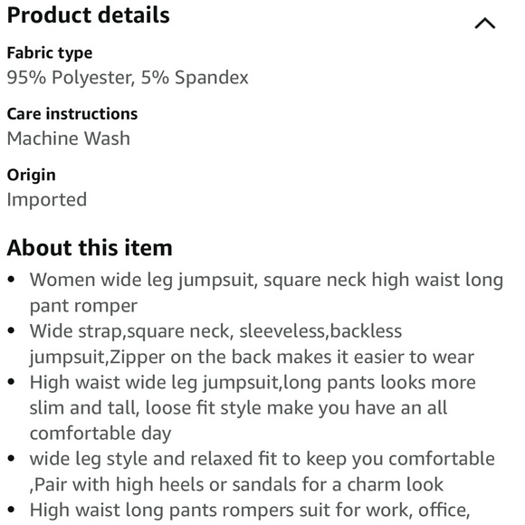 💙 Stylish Fixmatti High-Waist Jumpsuit – Size Medium 💙 - Picture 14 of 14